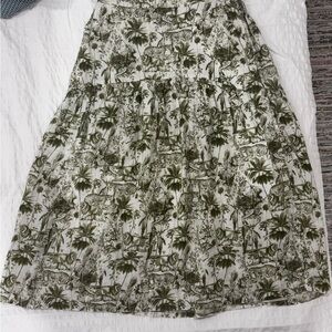 Rachel Zoe Safari Print Midi Skirt